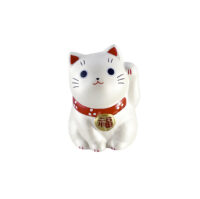 61-393: jap. Minikatze silber (Erfüllung aller Wünsche), H = 5,5 cm
