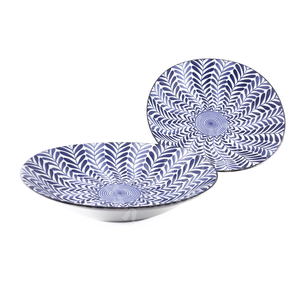 20-584: Teller Shida, blau, ø = 22 cm; H = 4,2 cm