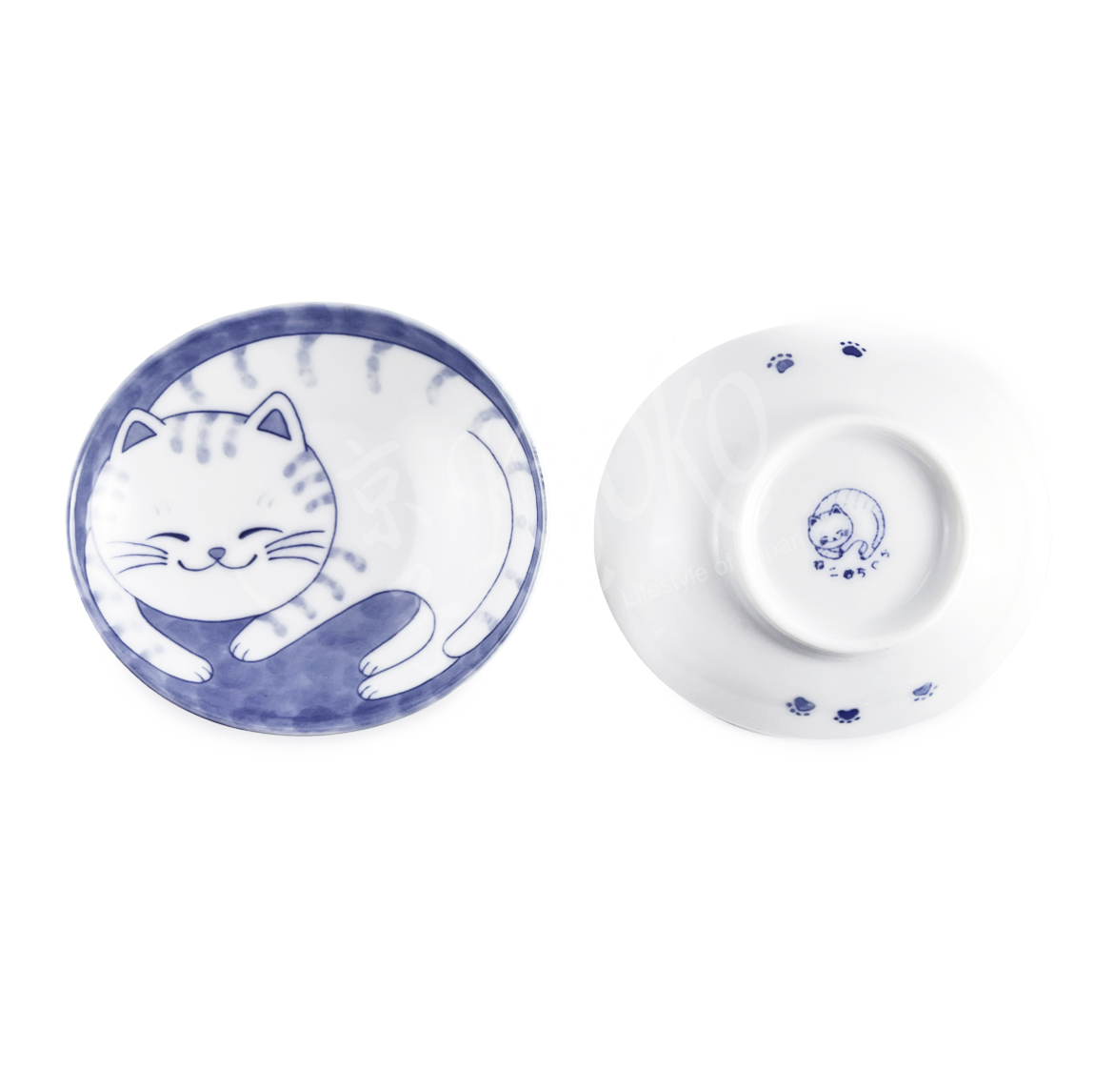 20-711: kl. Tellerchen, Set Katze Tora, 5 Stk. – Bild 2