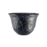14-054: Teecup Matsuba, schwarz, Gusseisen ø = 8 cm, H = 5,5 cm