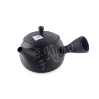 11-703: Teepott mit Keramiksieb, Handarbeit Gyoko, schwarz, 175 ml