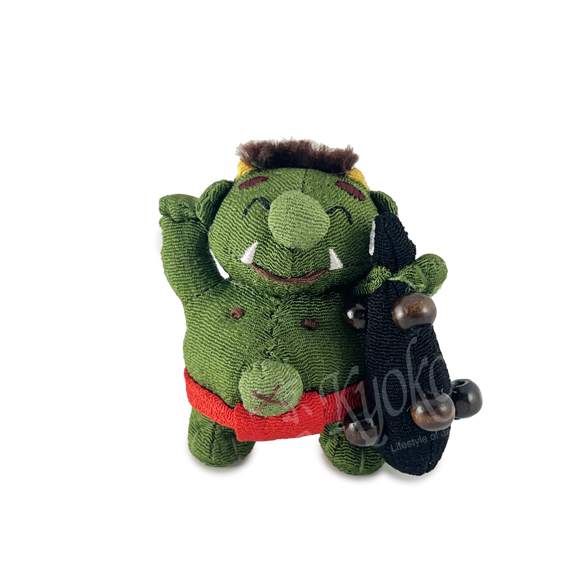 66-189: Rayon Stuffed Toy, Ao Oni grün