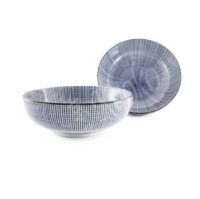 20-217: Schüssel Sendan Tokusa, flach, blau, ø = 13 cm; H = 4,5 cm