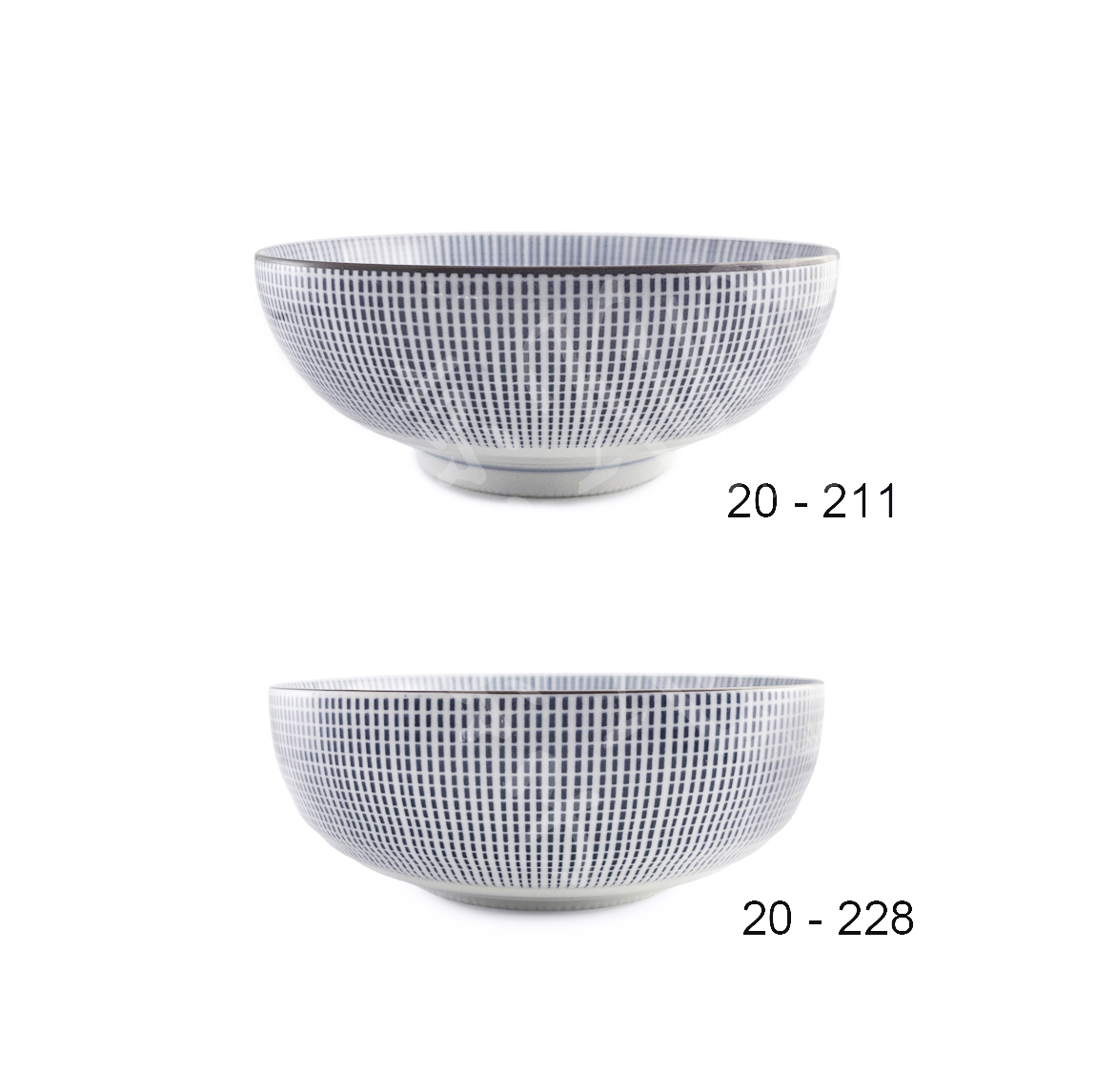 20-211: Schüssel Sendan Tokusa, Tayo, blau, ø = 17,5 cm; H = 6,6 cm – Bild 2