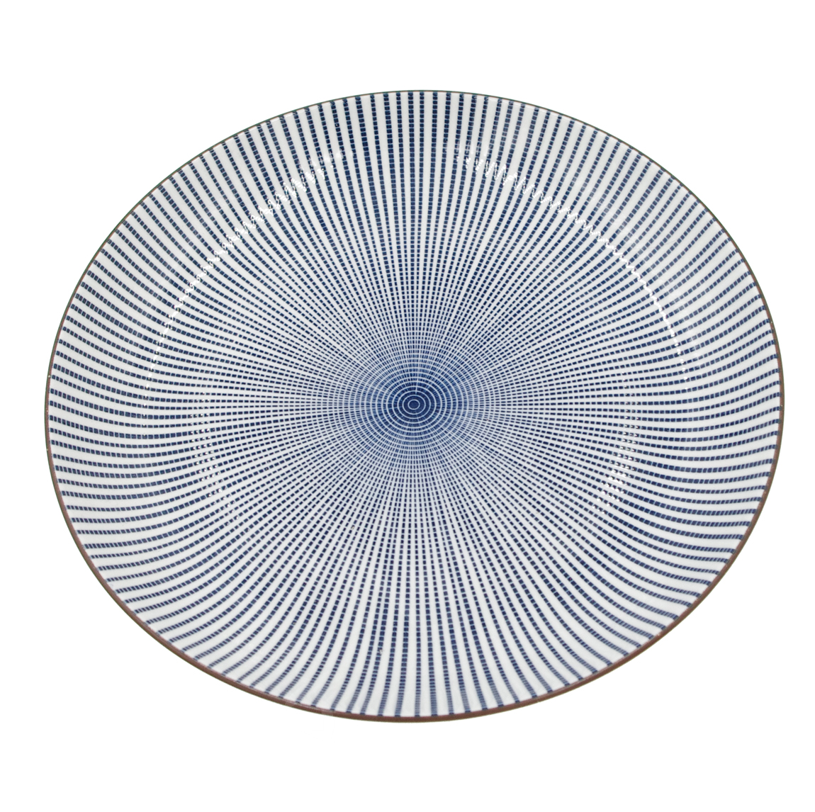 20-230: Teller Sendan Tokusa XL, blau, ø = 31,2 cm; H = 4,2 cm