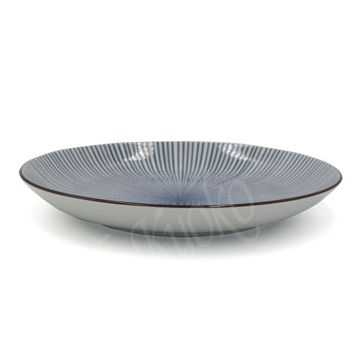 20-230: Teller Sendan Tokusa XL, blau, ø = 31,2 cm; H = 4,2 cm – Bild 3