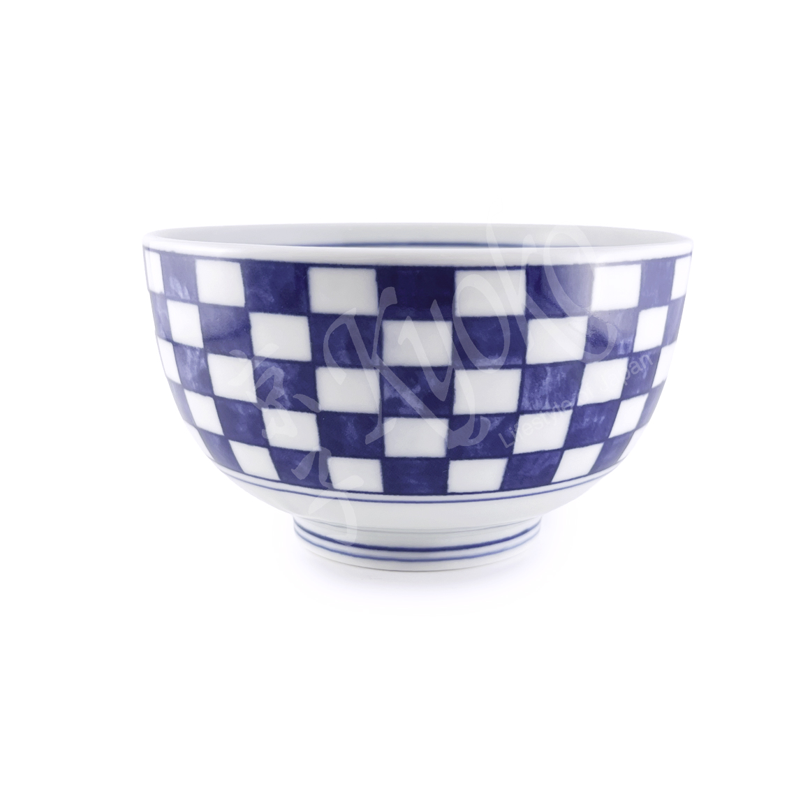 20-554: Schale Ichimatsu S, blau karriert, ø = 13 cm; H = 7,5 cm