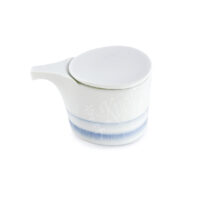 20-524: Sojasaucengießer Mansuzi, weiß/blau, H = 6 cm