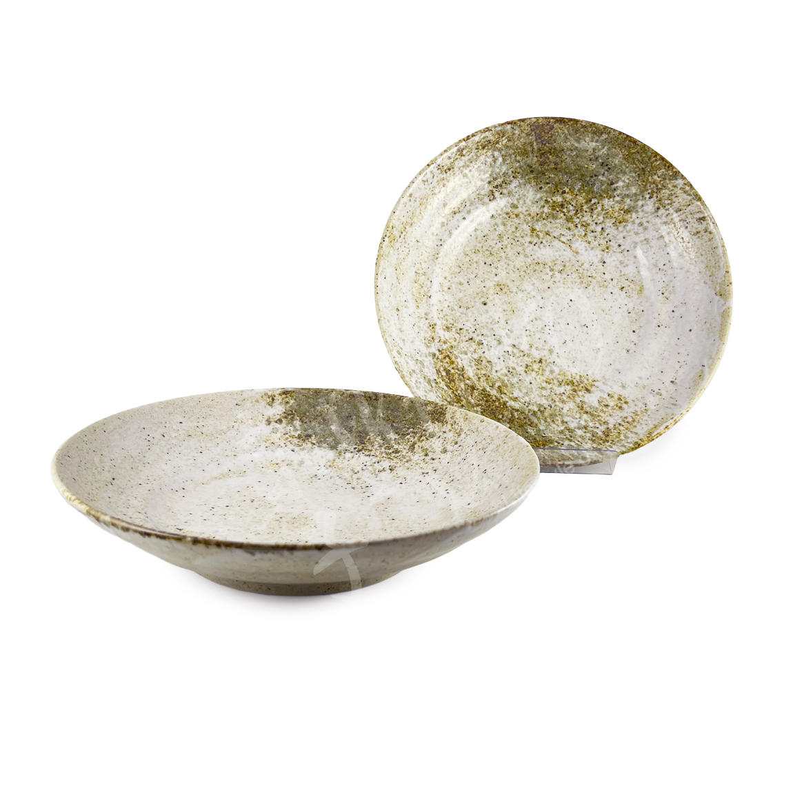 21-192: Servierplatte Yuki Shino weiß, 22,8x5 cm