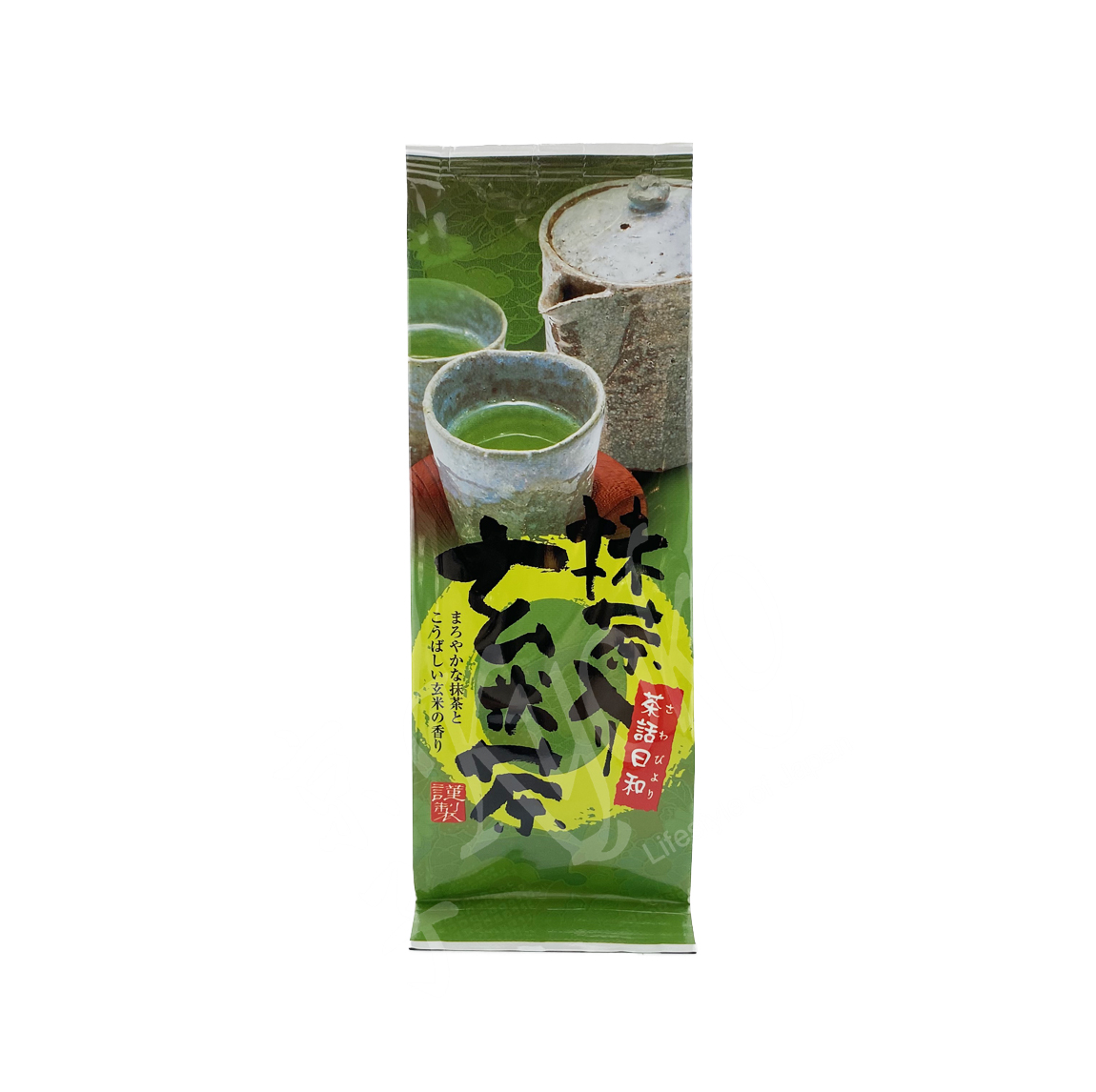 88-134: Genmaicha mit Matcha 100g Pack, Yame
