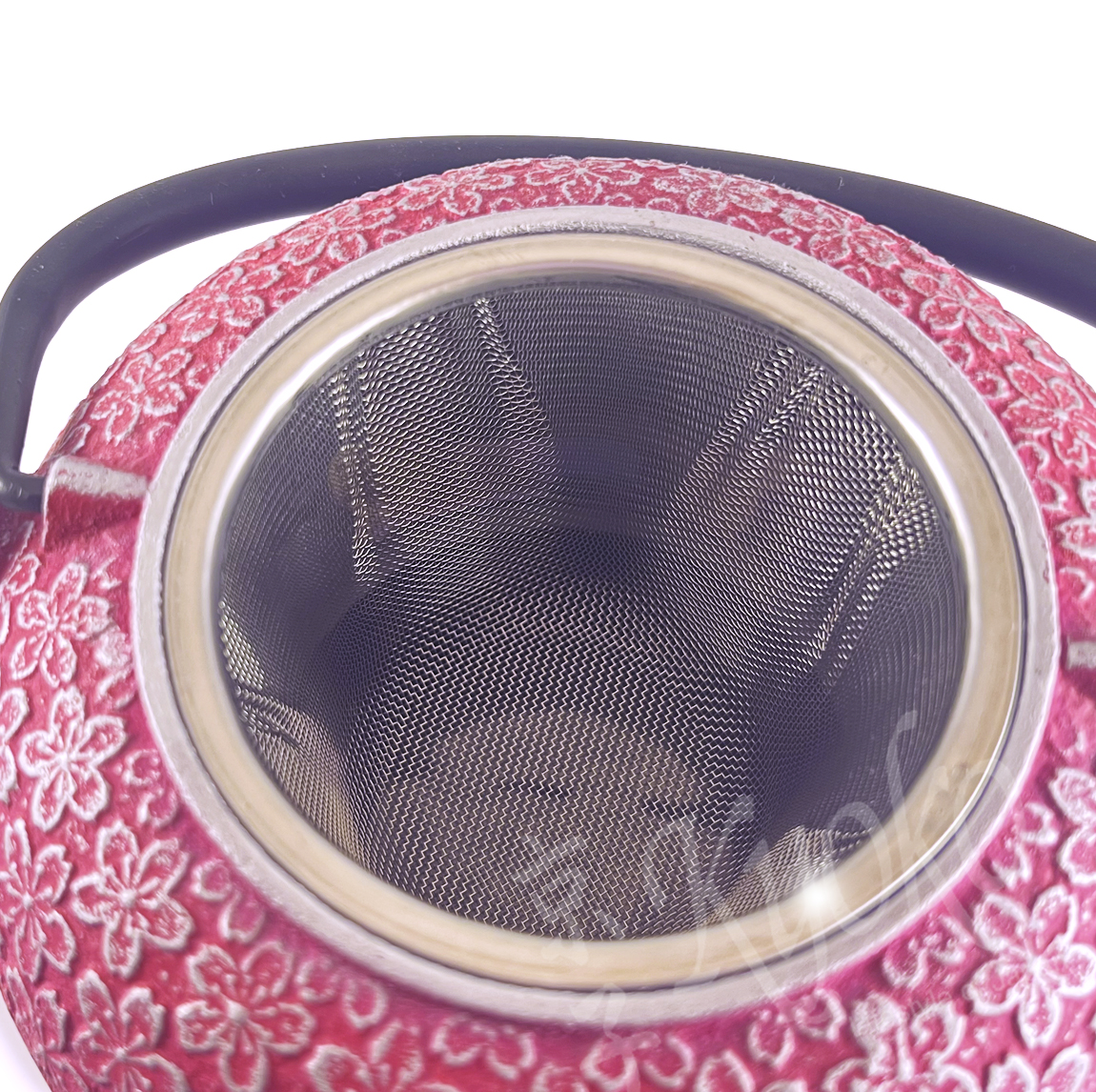 14-332: Teekessel Sakura, pink, Gusseisen 0,6l – Bild 3