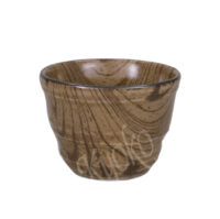 20-322: Teecup Holzmuster, braun, ø = 9 cm; H = 6,5 cm