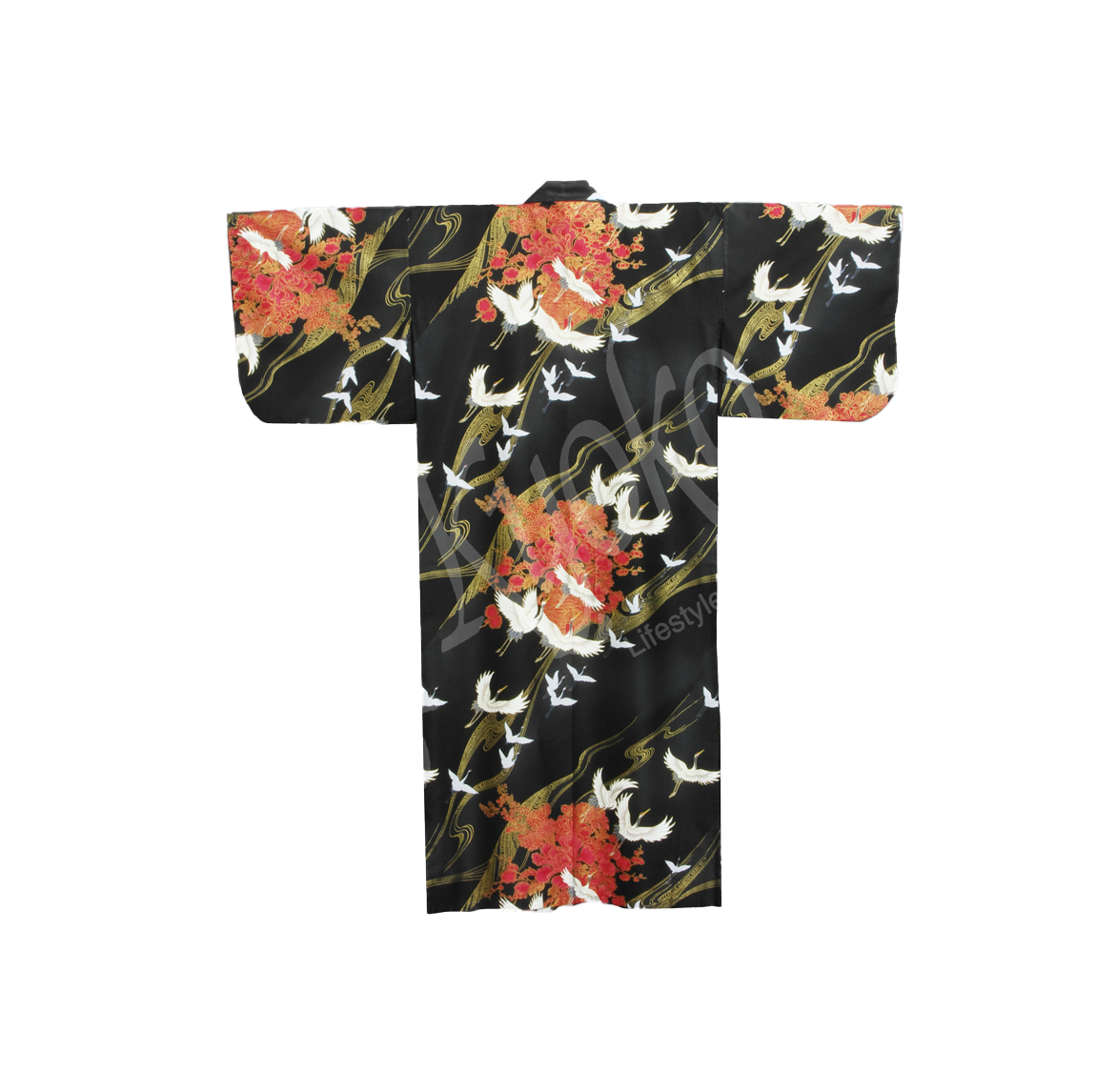 56-650: Kimono Tsuru, schwarz, 55"