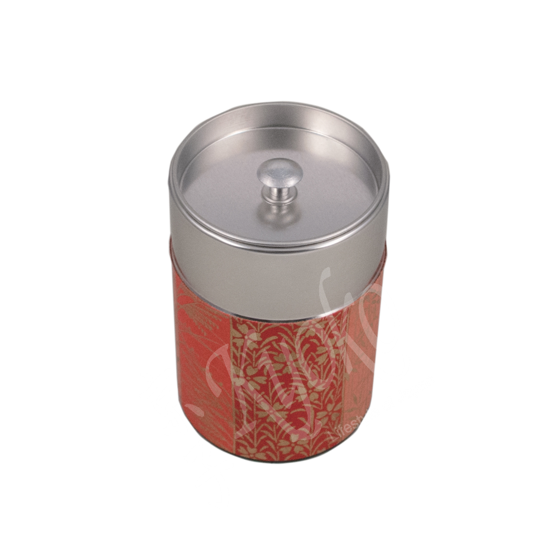18-154: Teedose Bambus, rot 100 g – Bild 2