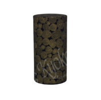 18-365: Teedose Wazome Kiku, schwarz/Gold, 200 g
