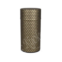 18-405: Teedose Asanoha, Gold/schwarz, 175 g