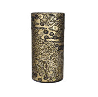 18-408: Teedose Hana, Gold/schwarz, 175 g