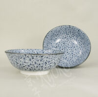 20-601: Schüssel Momiji, blau/weiß, ø = 19,2 cm; H = 7 cm