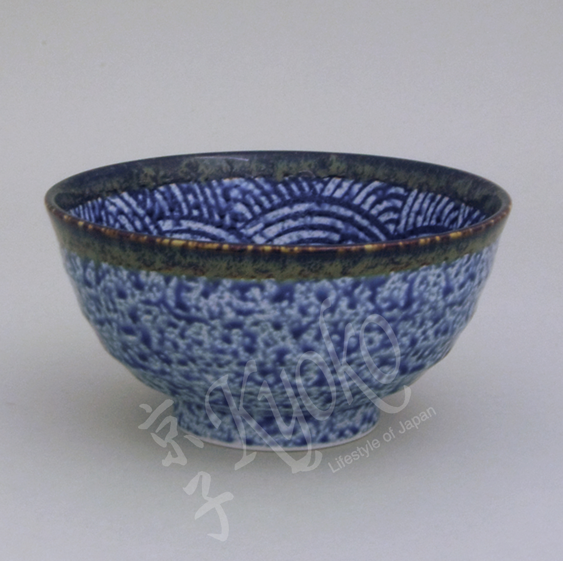 21-185: Schüssel Seikaiha, 17x8,8 cm