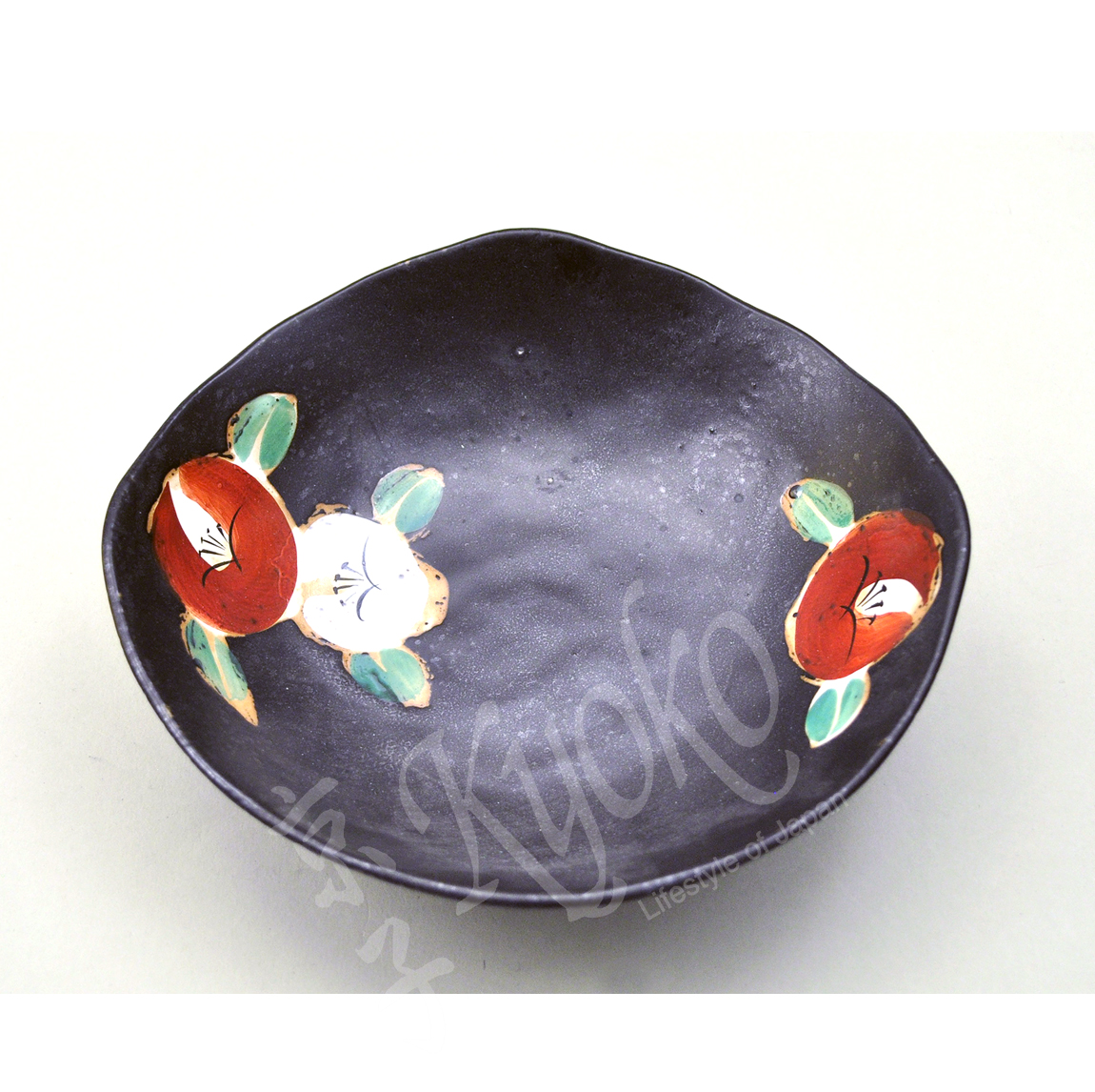 21-241: Bowl Wabi Tsubaki schwarz, ø=19,8; H=5,5 cm