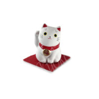61-390: jap. Minikatze weiß (Glück komm' her), H = 5,5 cm