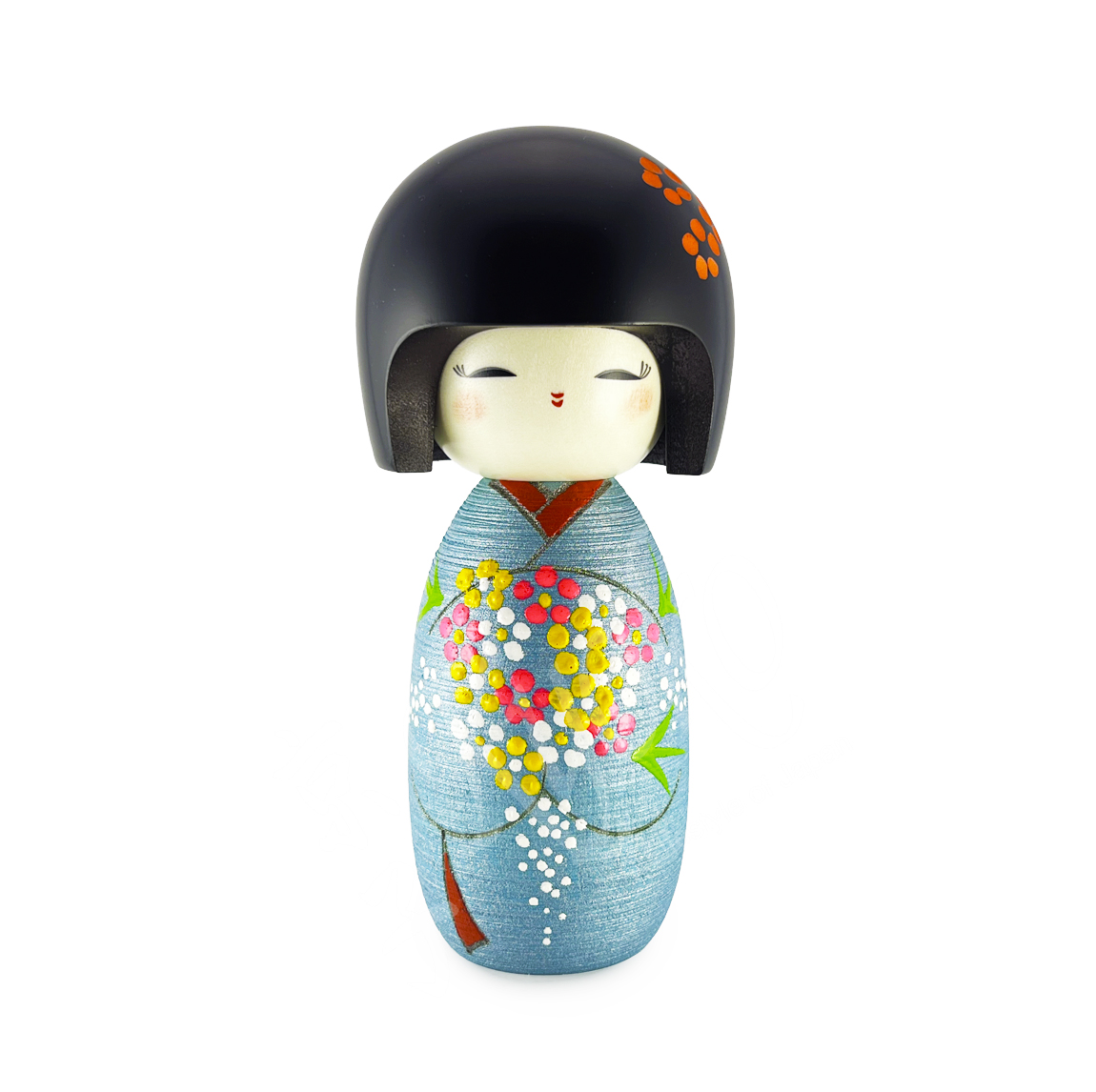 62-272: Kokeshi Hanatsumi - Blumenpflückerin, 16 cm