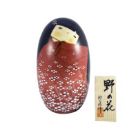 62-283: Kokeshi Nonohana, 13 cm, pink