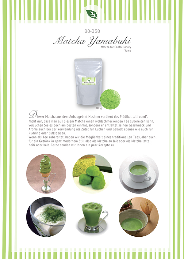 88-358 : Matcha Yamabuki Yame 100g Pack, Yame – Bild 2