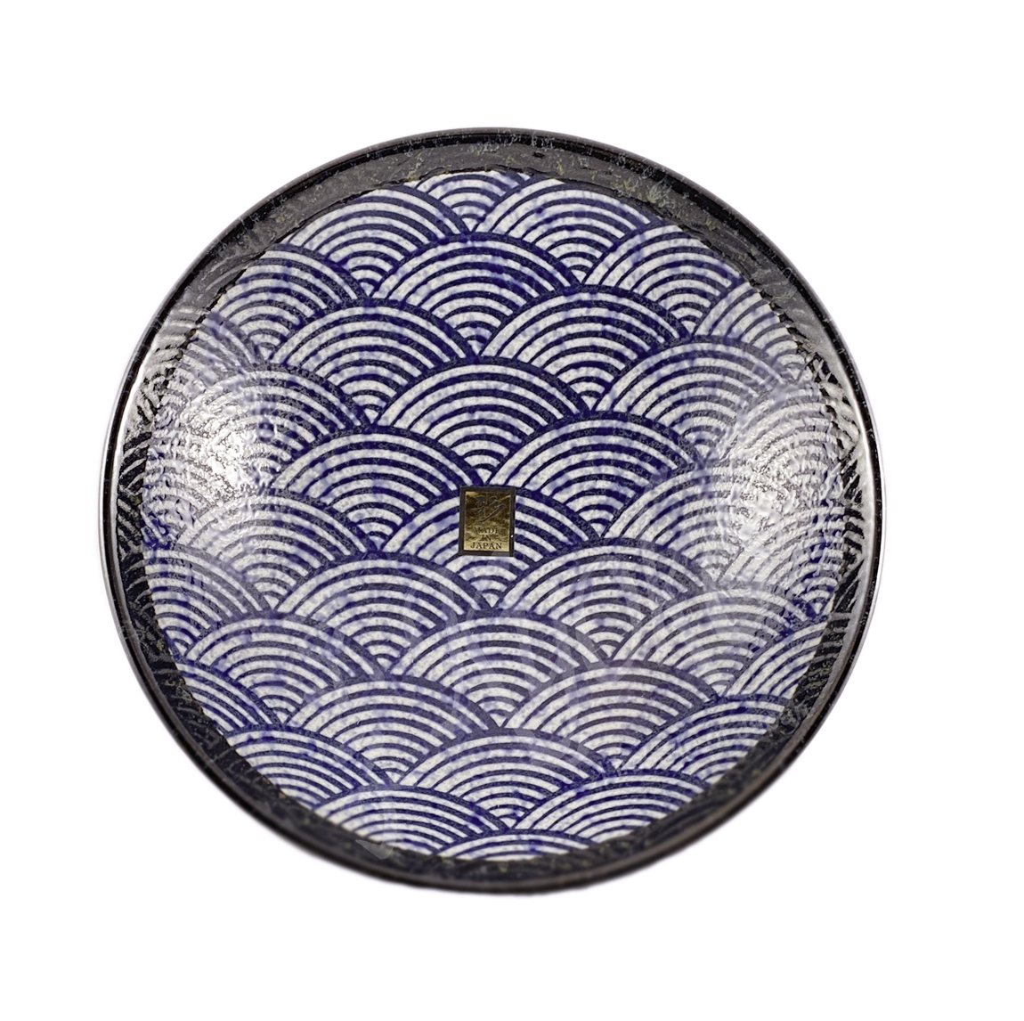21-186: Ramenbowl Seikaiha, flach, ø = 24,5 cm; H = 7 cm – Bild 2
