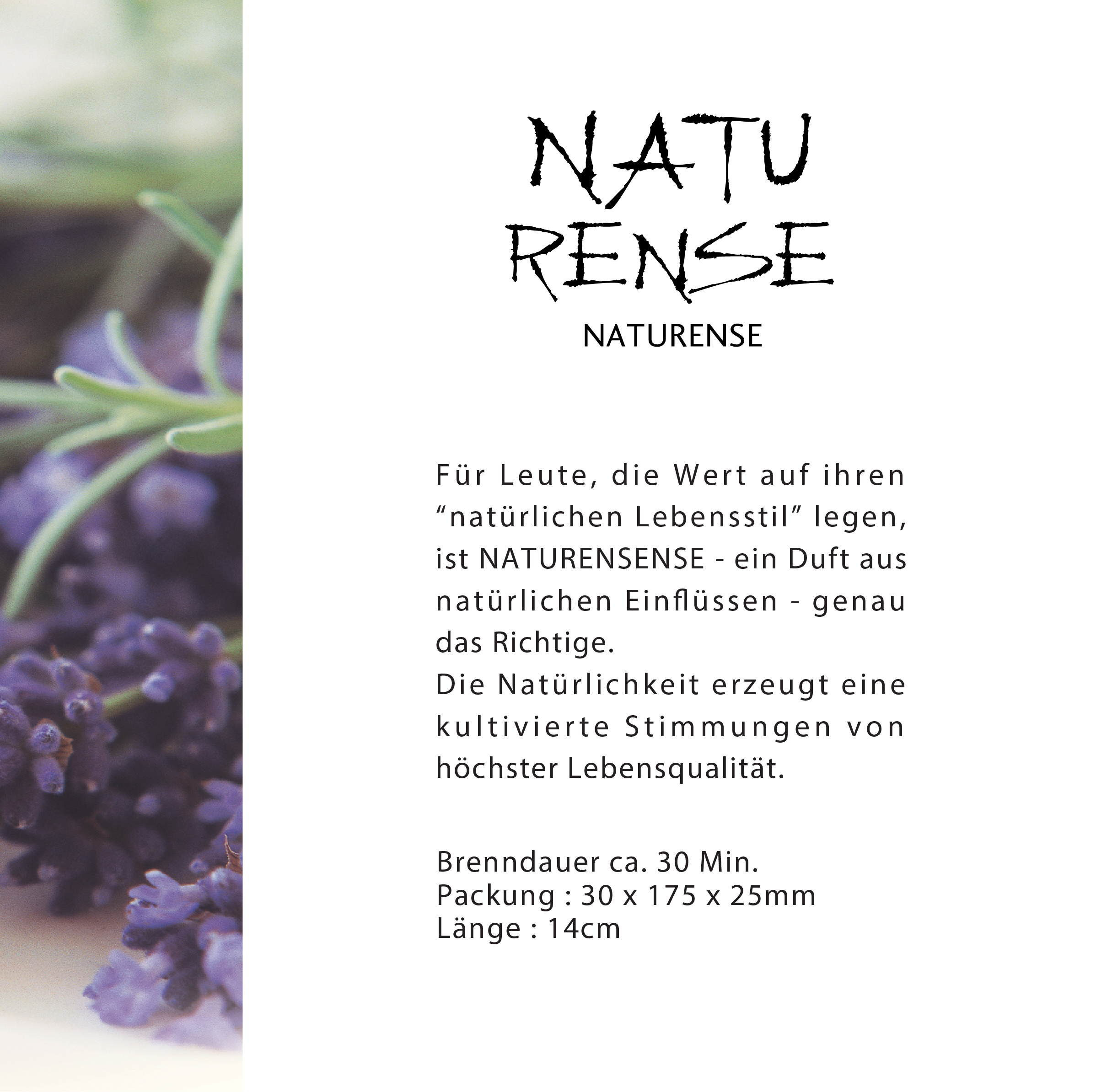 98813: Naturense Refreshed Time 40 Sticks – Bild 2