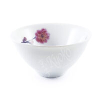 38601: Yume-no-Yume Incense Bowl Pink plum flower