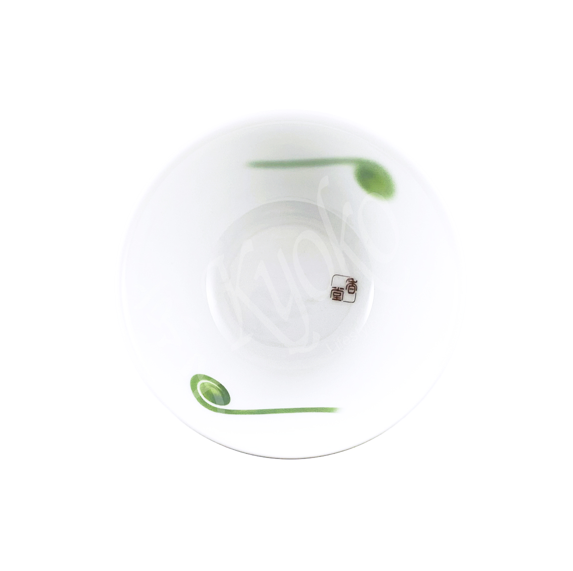 38607: Yume-no-Yume Incense Bowl Fiddlehead Fern – Bild 2