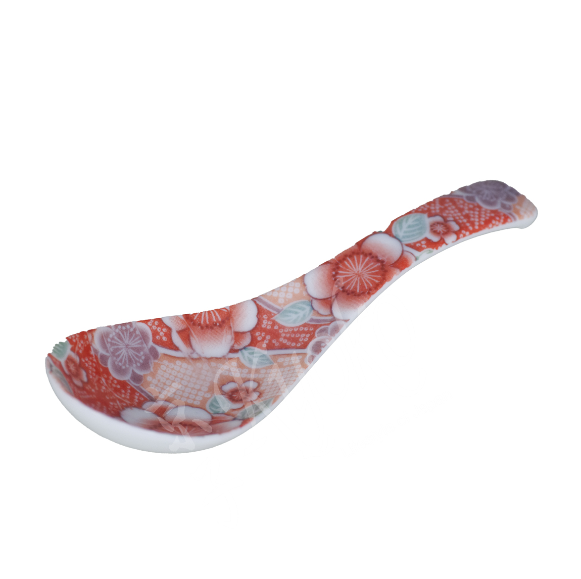 20-620: Löffel Renge Big Flower, rot, 4 x 14 cm