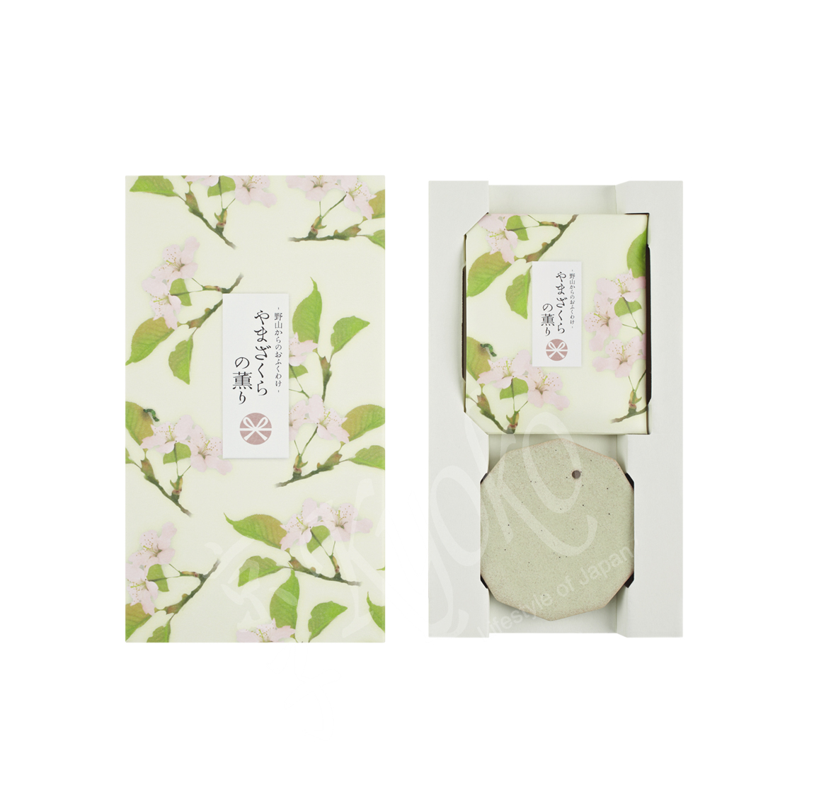 38627: Country hills Cherry blossoms 6 Sticks mit Insence Halter