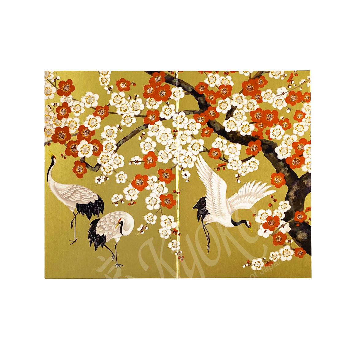 65-615: Briefkarte Ume Tsuru 14x18 cm – Bild 2