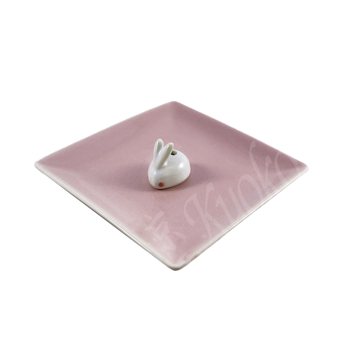 97524: Incense-Halter Hase rosa