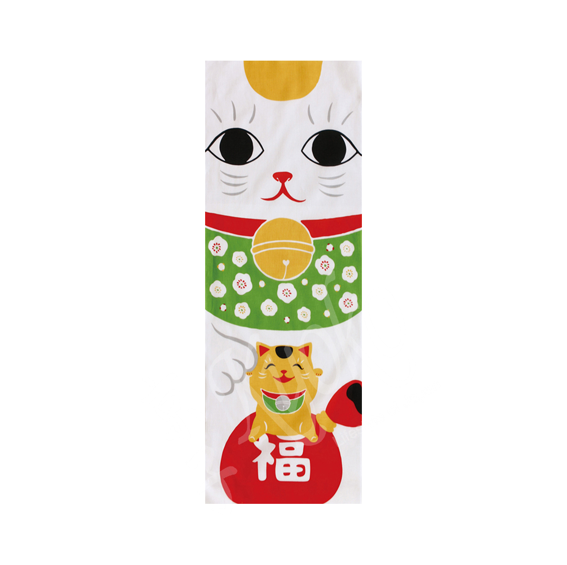 46-362: Tenugui Maneki oyako, 100% BW