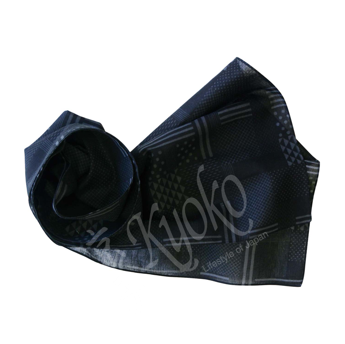 56-910: Cotton 100% Scarf Black