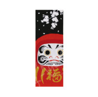 46-368: Cotton 100％ Tenugui 100ｘ35cm Daruma