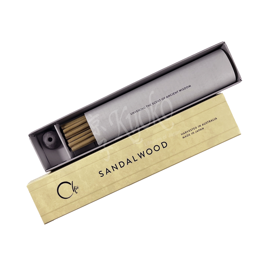 38921: Chie Sandalwood 30 Sticks mit Halter