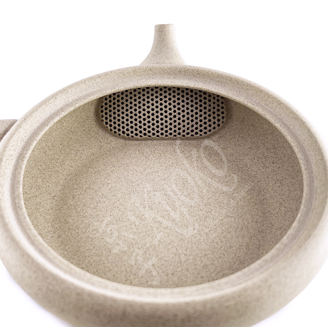 11-790: Teepott Toki Kinari, sandweiß flach 80ml – Bild 3