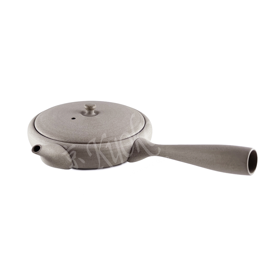 11-791: Teepott Toki Shirohai, grau flach 80ml