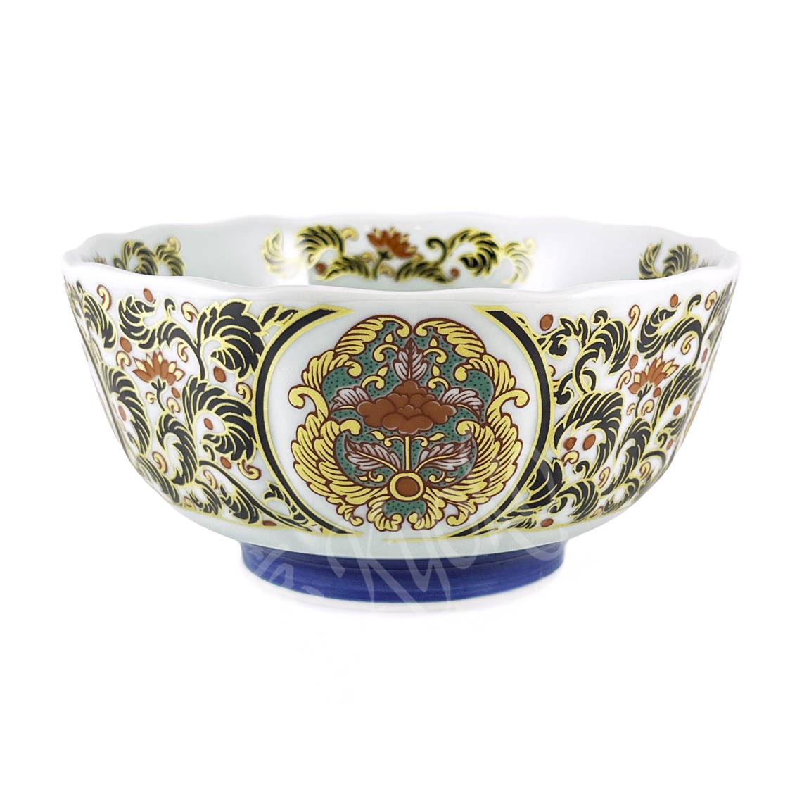 20-173: kl. Schale Yobachi Koimari Karakusa ø=12cm H=5,5cm