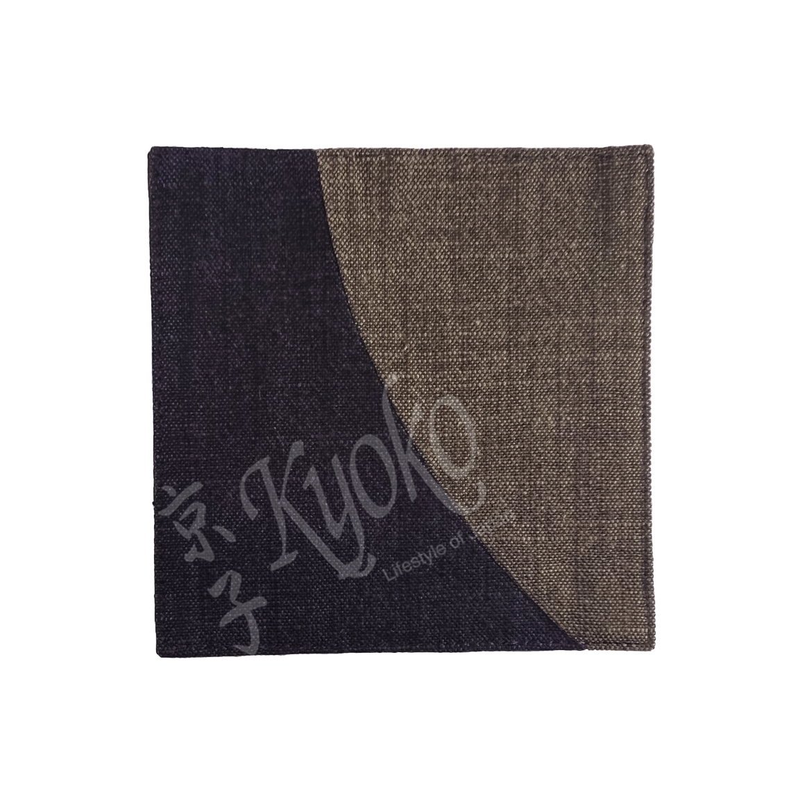26-286: Stoffuntersetzer Tsuki d'braun/ braun 11 x 11 cm – Bild 2
