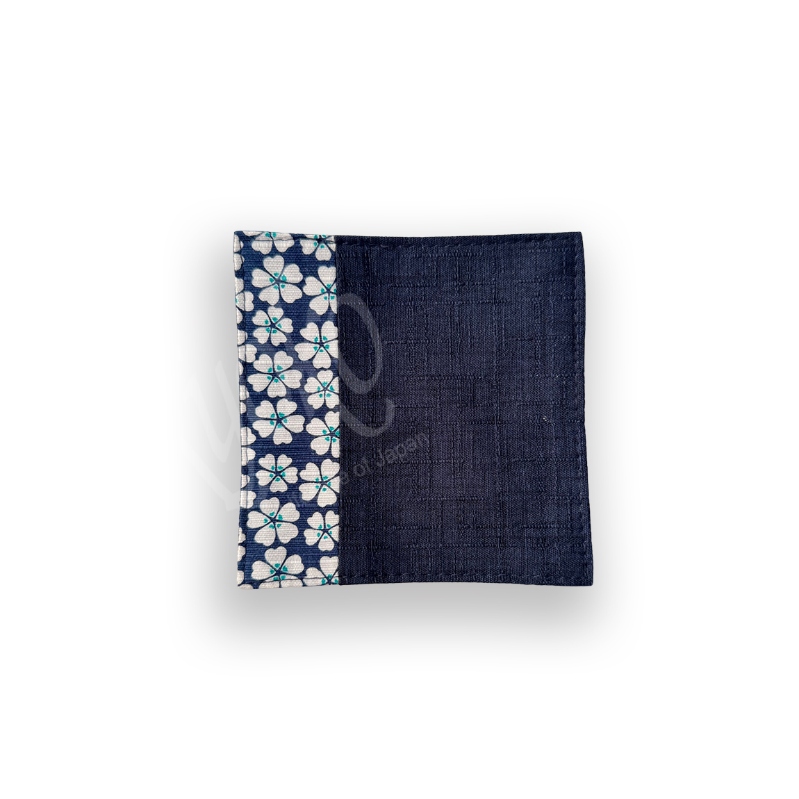 26-231: Stoffuntersetzer Hana, BW, blau