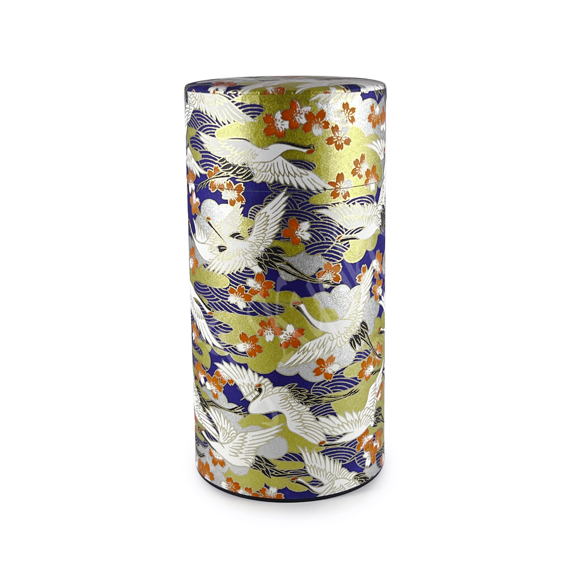 18-411: Teedose Wazome Tsuru, blau, 200g